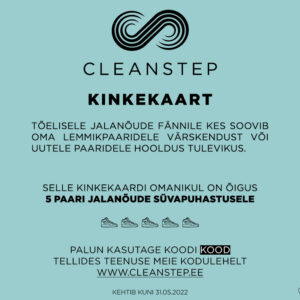 Cleanstep kinkekaart